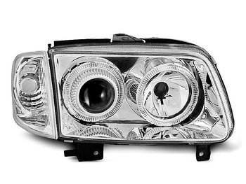 STRÅLKASTARE VW POLO 6N2 10.99-10.01 ANGEL EYES KROMADE