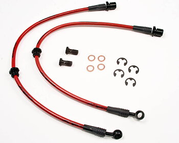 AGENCY POWER BAKRE STÅL FLÄTADE BROMSRÖR SUBARU WRX 02-05