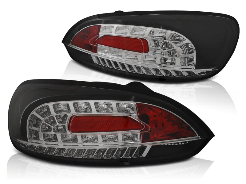 LED-BAKLYKTOR SVART TILL VW SCIROCCO III 2008-2014