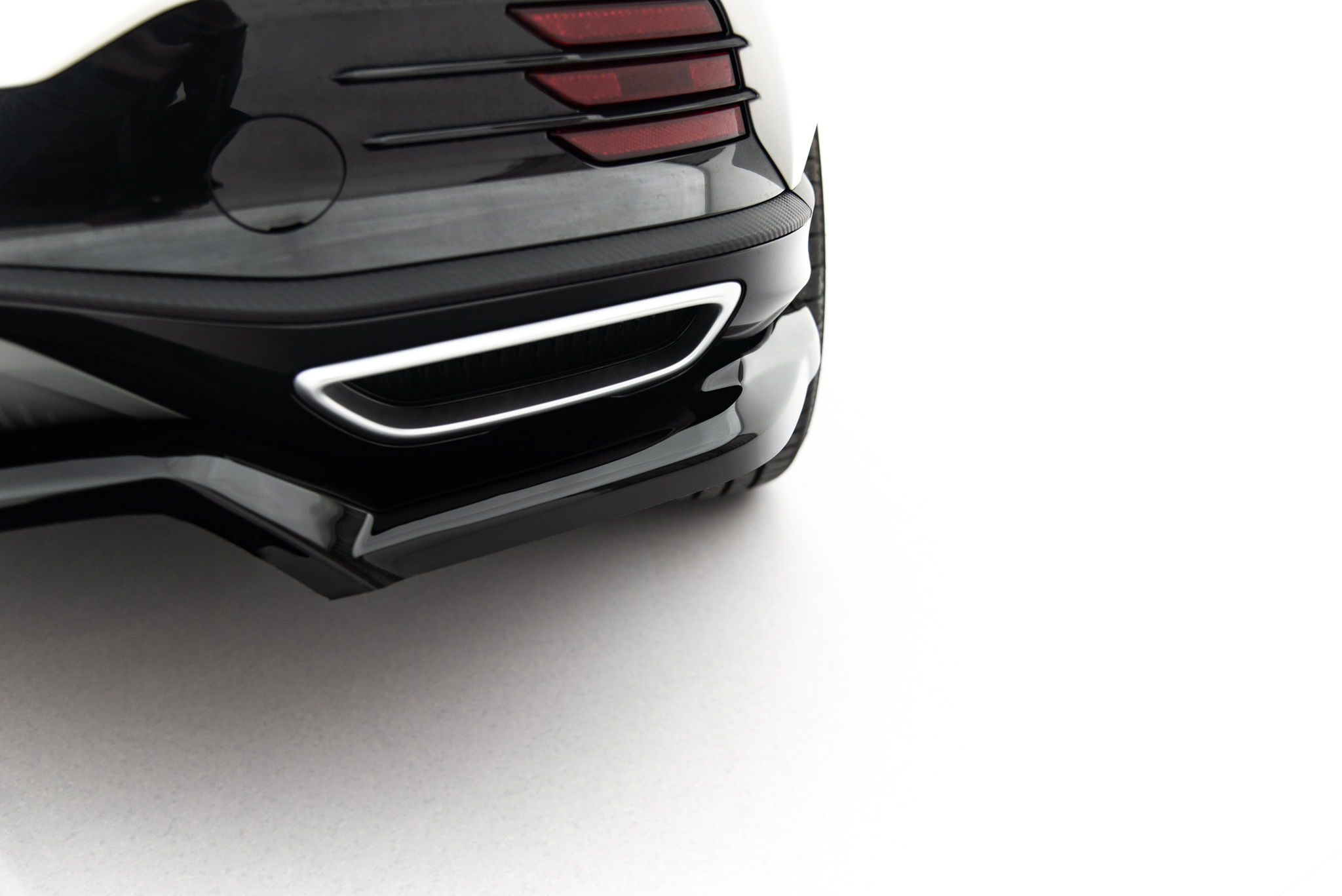 REAR SPLITTER (WITH VERTICAL BARS) SUITABLE FOR MG HS MK2 – MAXTON DESIGN - 5