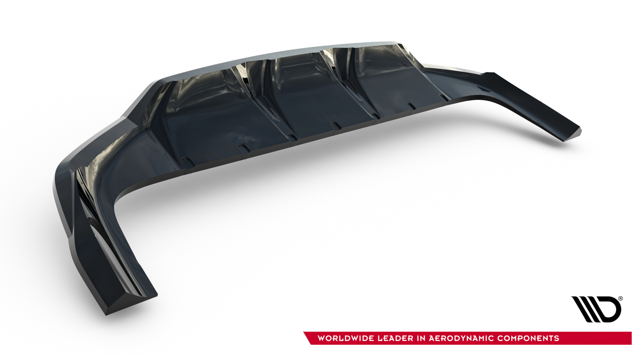 REAR SPLITTER (WITH VERTICAL BARS) SUITABLE FOR MG HS MK2 – MAXTON DESIGN - 2