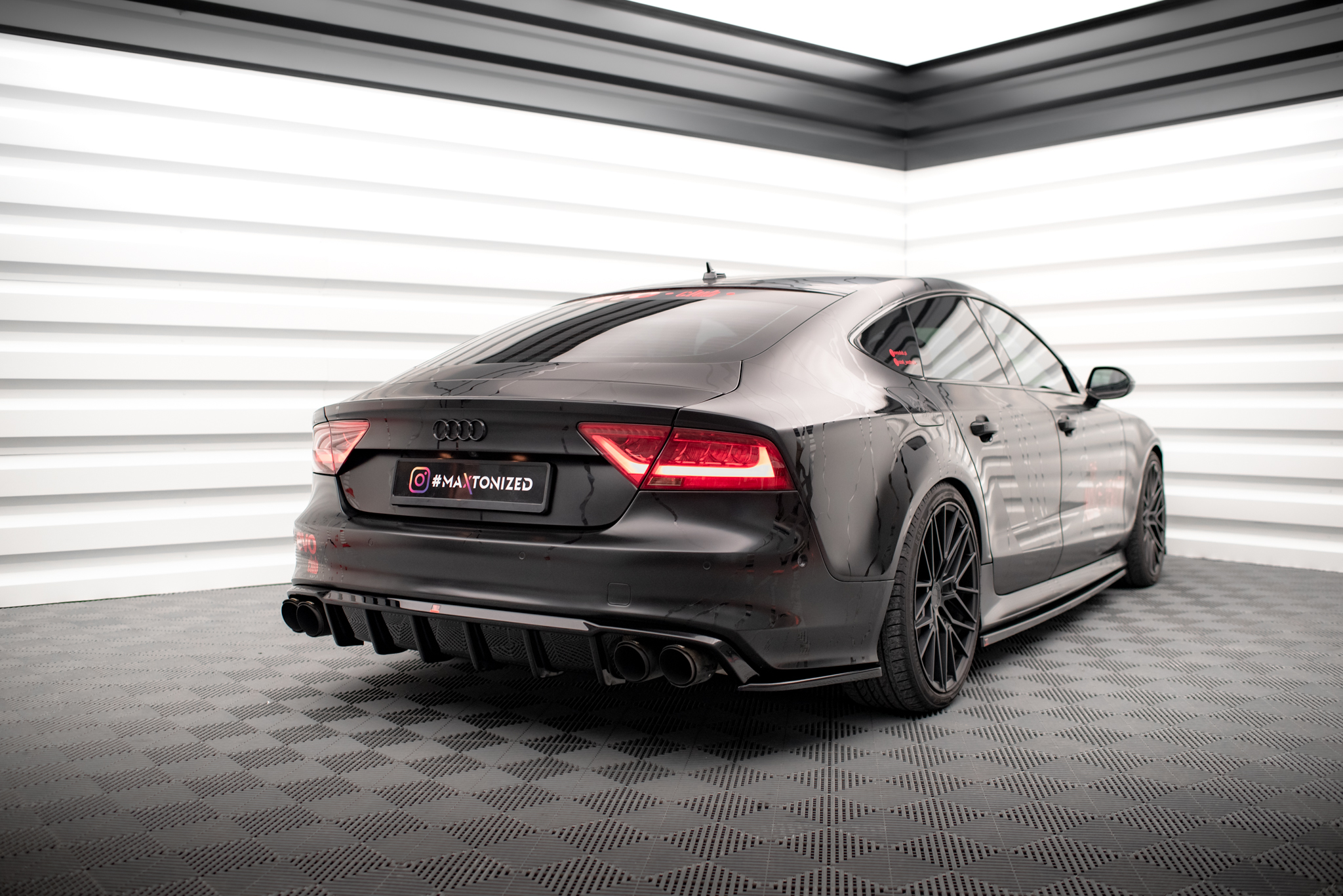 REAR SIDE SPLITTERS SUITABLE FOR AUDI A7 S-LINE / S7 C7 – MAXTON DESIGN - 5