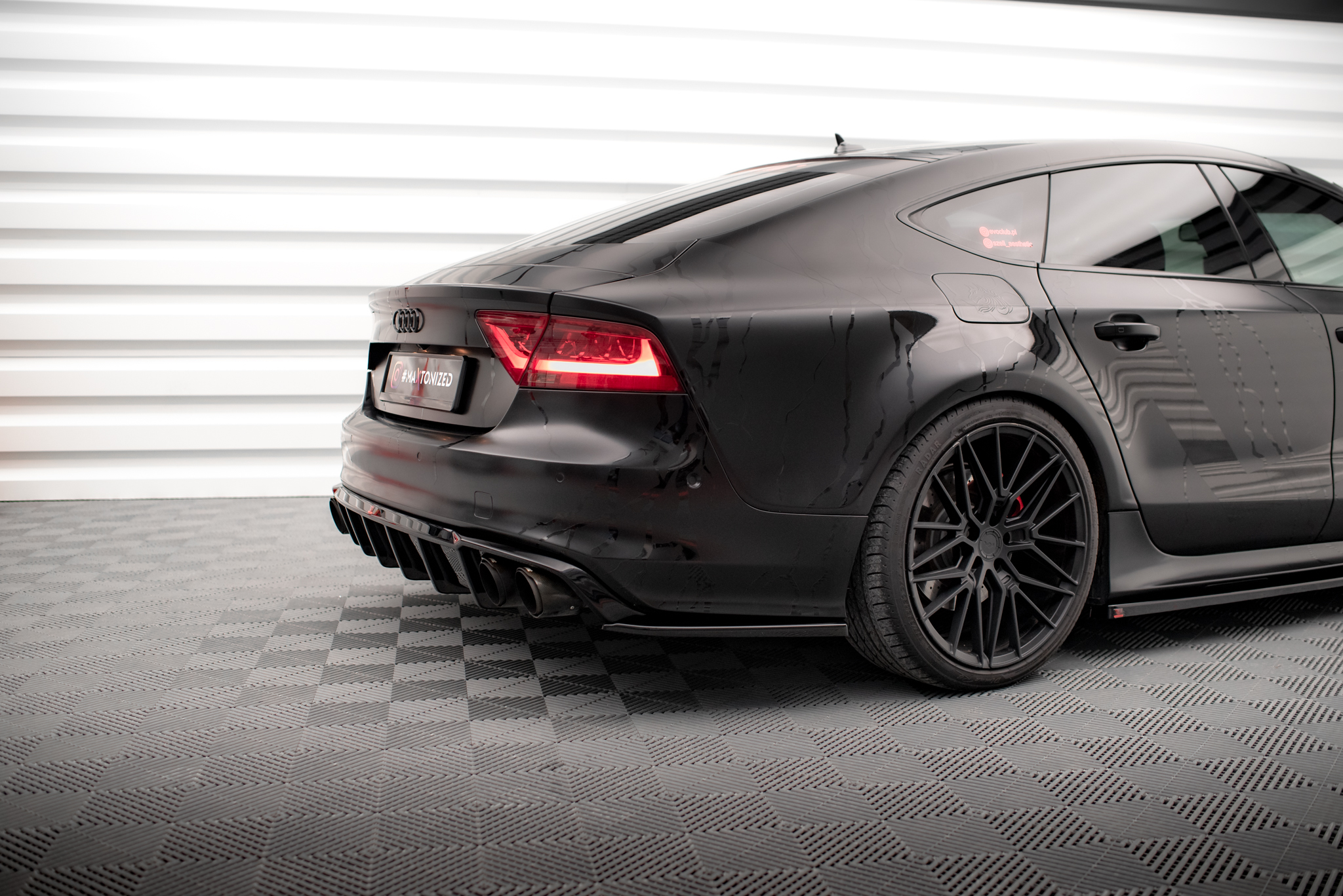 REAR SIDE SPLITTERS SUITABLE FOR AUDI A7 S-LINE / S7 C7 – MAXTON DESIGN - 4