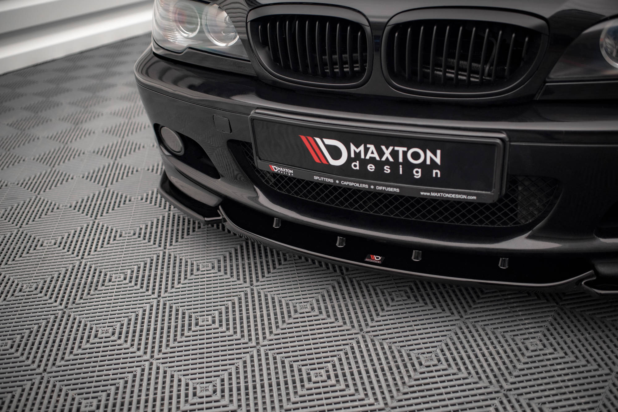 FRONT SPLITTER V.2 SUITABLE FOR BMW 3 COUPE M-PACK E46 – MAXTON DESIGN - 3