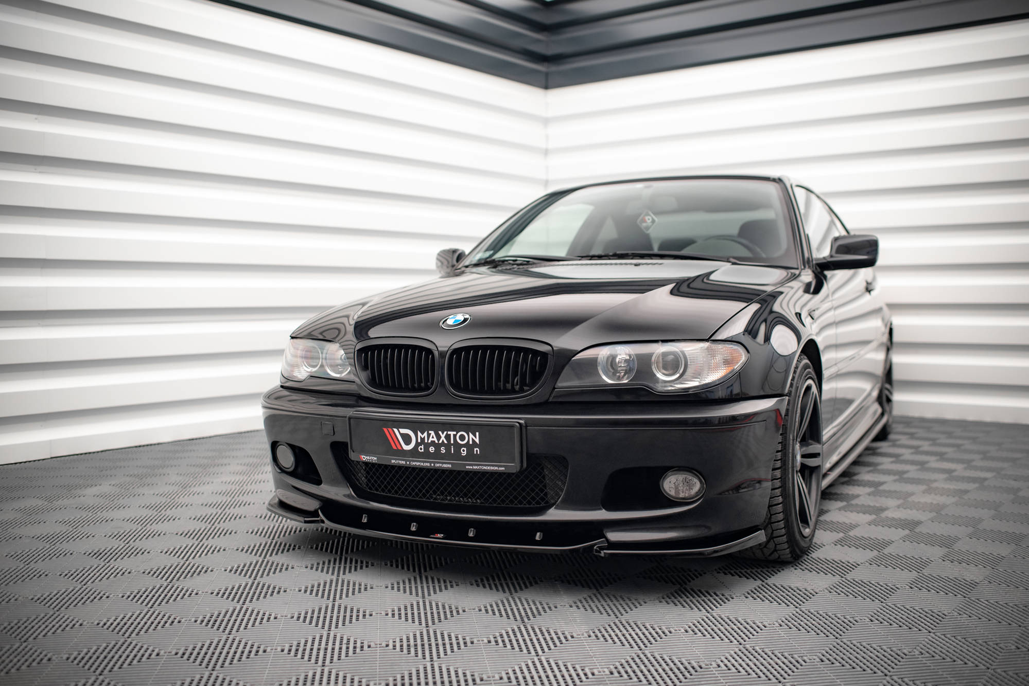 FRONT SPLITTER V.2 SUITABLE FOR BMW 3 COUPE M-PACK E46 – MAXTON DESIGN - 4