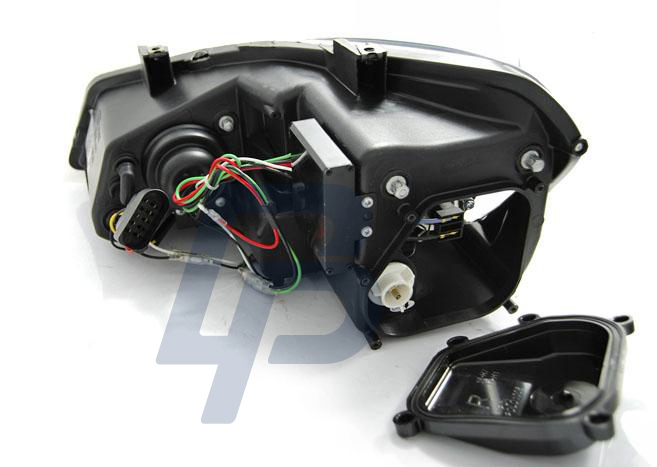 HEADLIGHTS VW POLO 6R 09-03.14  DRL CHROME - 4