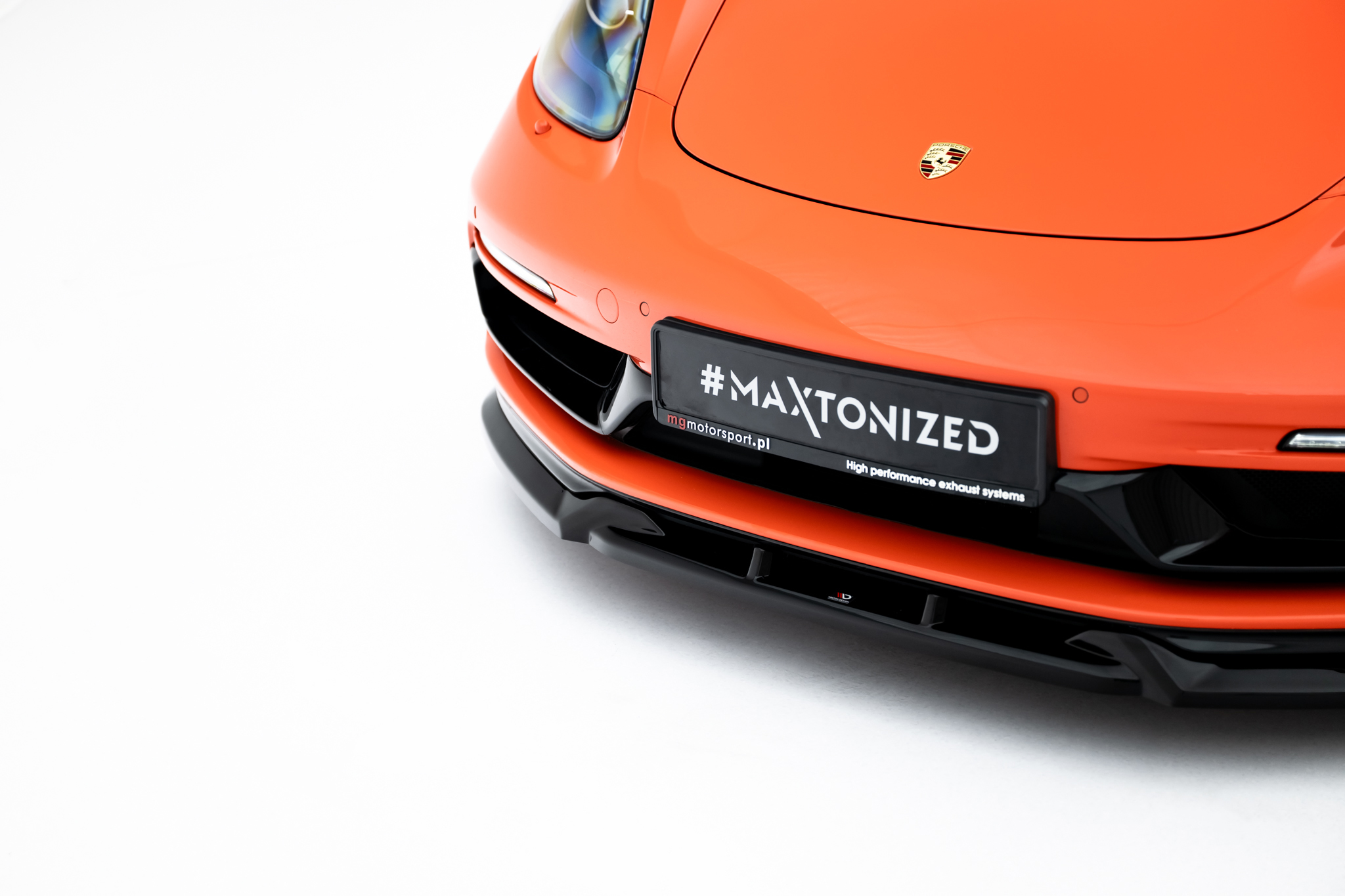 FRONT SPLITTER V.3 SUITABLE FOR PORSCHE 718 CAYMAN GTS 982C / 718 BOXSTER GTS 982 – MAXTON DESIGN - 5