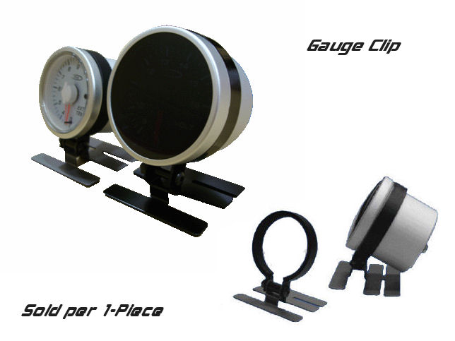 SIX-PERFORMANCE UNIVERSAL 60MM GAUGE CLIP HOLDER BLACK