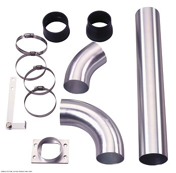 SIX-PERFORMANCE UNIVERSAL AIR INTAKE KIT MODEL 'LEON' ALUMINIUM EX FILTER