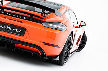 REAR SPLITTER (WITH VERTICAL BARS) SUITABLE FOR PORSCHE 718 CAYMAN GTS 982C – MAXTON DESIGN