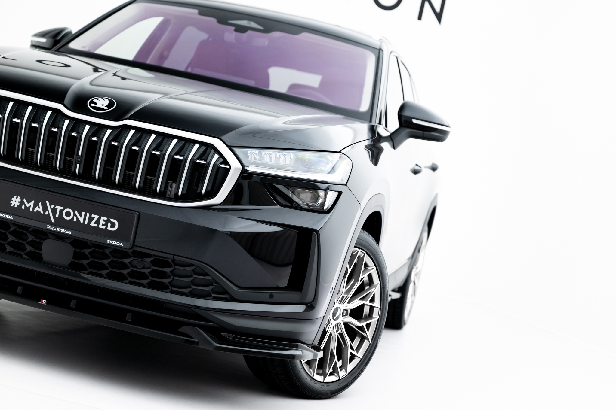FRONT SPLITTER SUITABLE FOR SKODA KODIAQ MK2 – MAXTON DESIGN