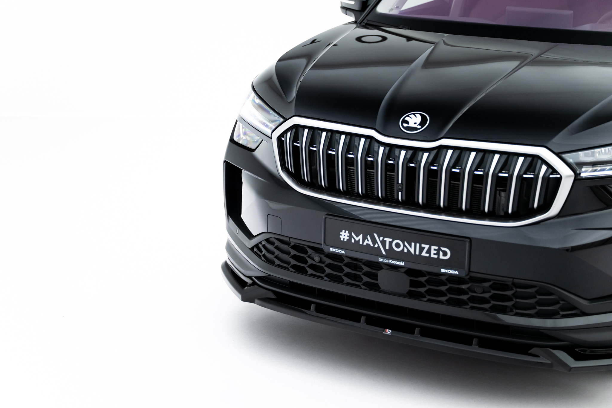 FRONT SPLITTER SUITABLE FOR SKODA KODIAQ MK2 – MAXTON DESIGN - 4