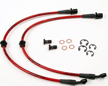 AGENCY POWER BAKRE STÅL FLÄTADE BROMSRÖR SUBARU IMPREZA GC8 98-01 | LEGACY 97-04