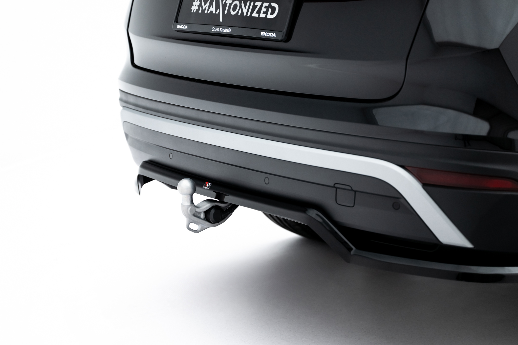 REAR SPLITTER (WITH VERTICAL BARS) SUITABLE FOR SKODA KODIAQ MK2 – MAXTON DESIGN - 5