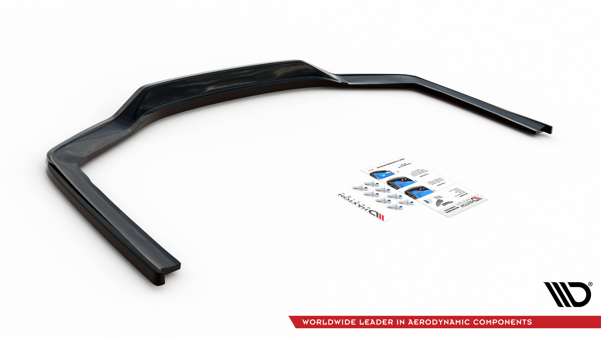 Central Rear Splitter (Vertical Bars) BMW 7 G11 M-Pack Facelift (2019-) - 5