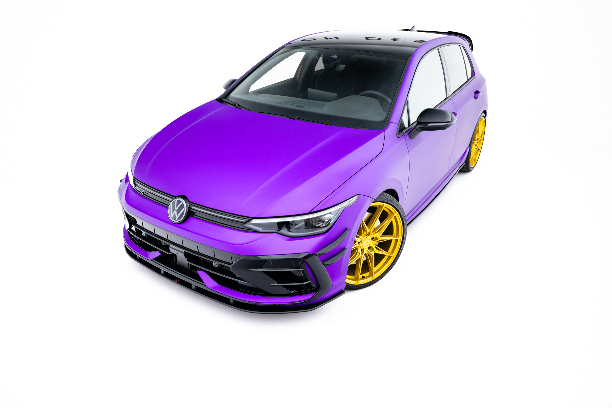 STREET PRO FRONT SPLITTER SUITABLE FOR VOLKSWAGEN GOLF R HATCHBACK MK8 FACELIFT – MAXTON DESIGN - 4