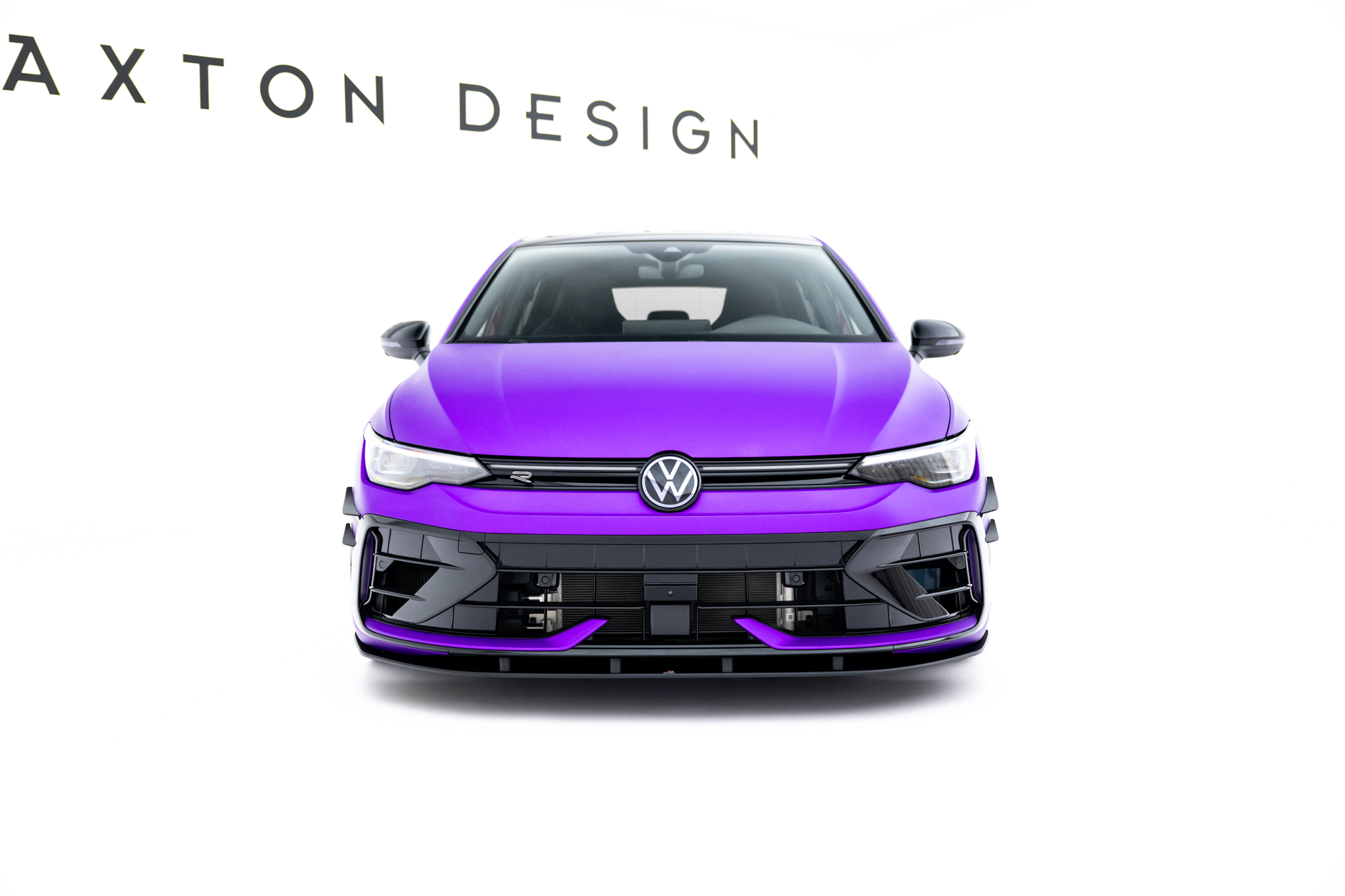 STREET PRO FRONT SPLITTER SUITABLE FOR VOLKSWAGEN GOLF R HATCHBACK MK8 FACELIFT – MAXTON DESIGN - 3