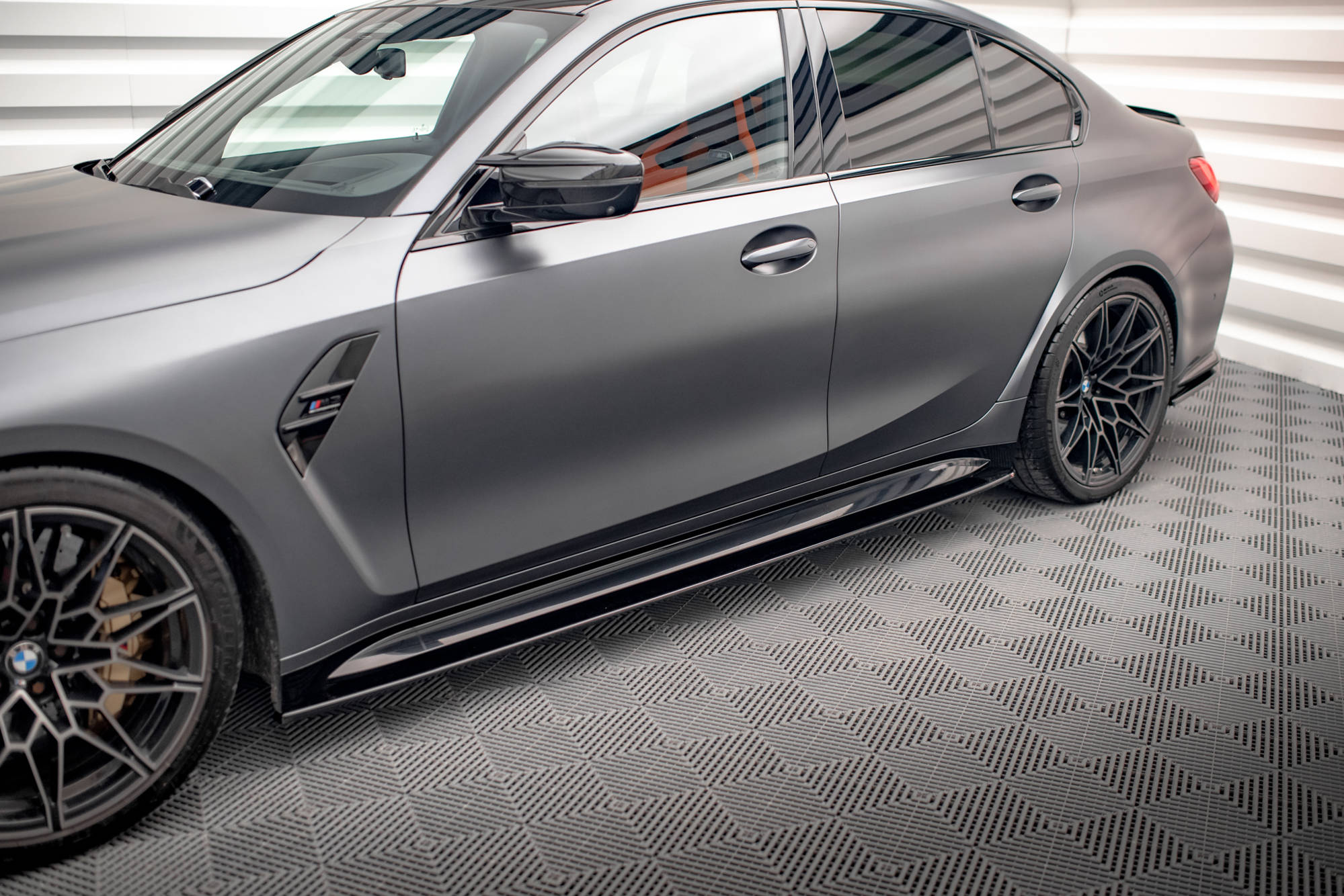 Side Skirts Diffusers V.1 Bmw M3 G80 (2021-) - 3