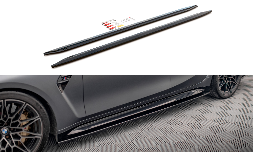 Side Skirts Diffusers V.1 Bmw M3 G80 (2021-)
