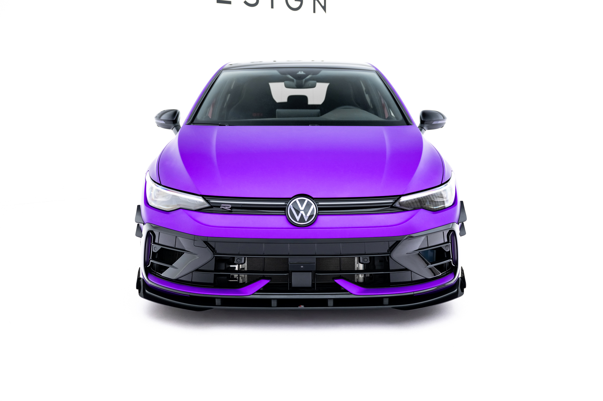 FRONT FLAPS FLAPS SUITABLE FOR VOLKSWAGEN GOLF R HATCHBACK MK8 FACELIFT – MAXTON DESIGN - 4
