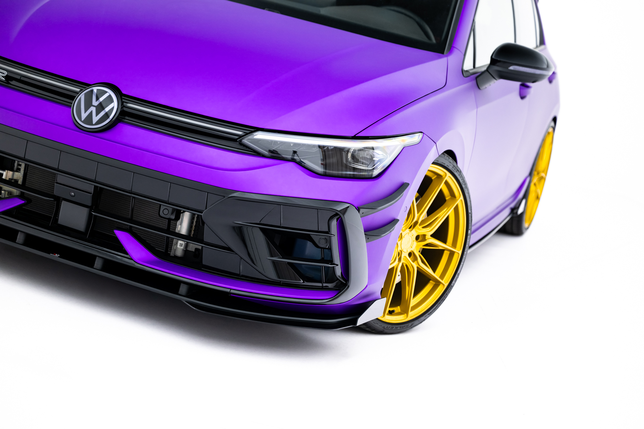 FRONT FLAPS FLAPS SUITABLE FOR VOLKSWAGEN GOLF R HATCHBACK MK8 FACELIFT – MAXTON DESIGN - 2
