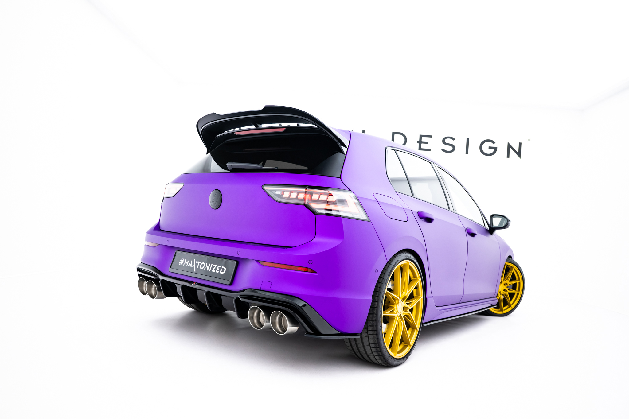 STREET PRO BAKRE SIDOSPLITTERS V.2 TILL VOLKSWAGEN GOLF R HALVKOMBI MK8 / MK8 FACELIFT TILL MED : VW-GO-8-R-RS2G – MAXTON DESIGN