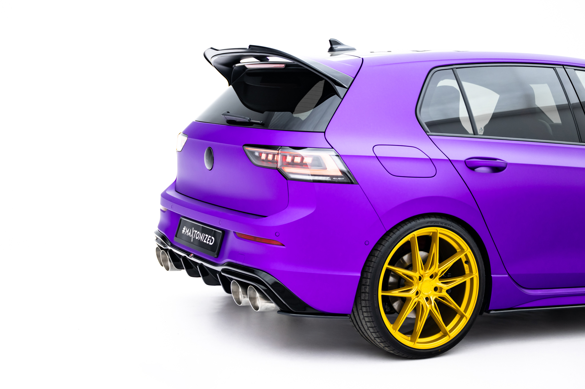 STREET PRO BAKRE SIDOSPLITTERS V.2 TILL VOLKSWAGEN GOLF R HALVKOMBI MK8 / MK8 FACELIFT TILL MED : VW-GO-8-R-RS2G – MAXTON DESIGN - 2