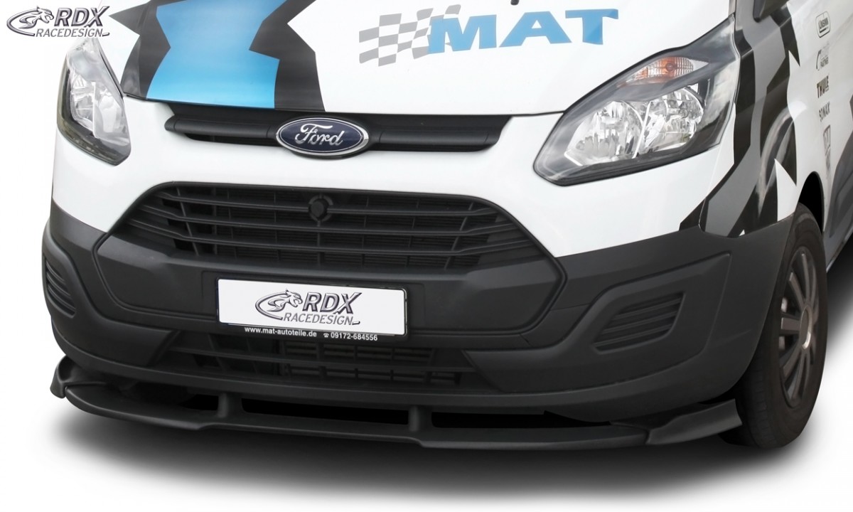 FRONT SPOILER VARIO-X FORD TRANSIT CUSTOM / TOURNEO CUSTOM 2012+ FRONT LIP SPLITTER