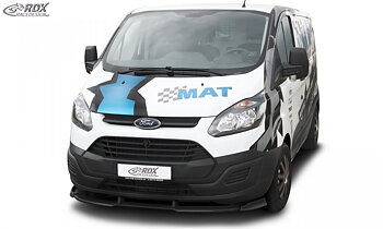 FRONT SPOILER VARIO-X FORD TRANSIT CUSTOM / TOURNEO CUSTOM 2012+ FRONT LIP SPLITTER