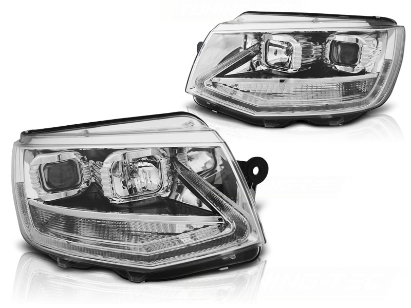 STRÅLKASTARE TRUE DRL KROM TILL VW T6 2015-2019