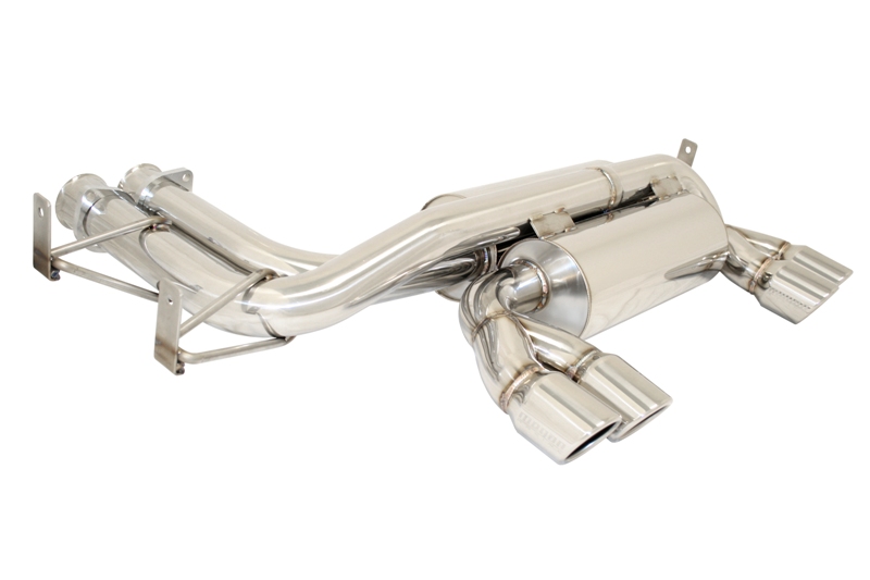 BMW E46 M3 99-05 AXLE BACK DUAL EXHAUST POL.TIP MEGAN RACING