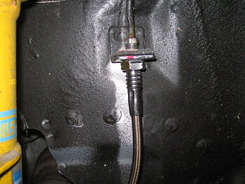 AGENCY POWER BAKRE STÅL FLÄTADE BROMSRÖR MITSUBISHI EVO VIII 03-05