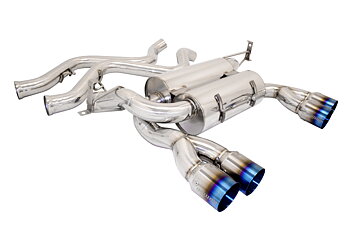 BMW E92 M3 08+ AXLE BACK DUAL EXHAUST TIT.TIP MEGAN RACING