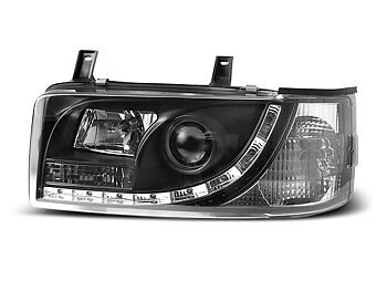 HEADLIGHTS VW T4 90-03.03 TRANSPORTER DAYLIGHT BLACK