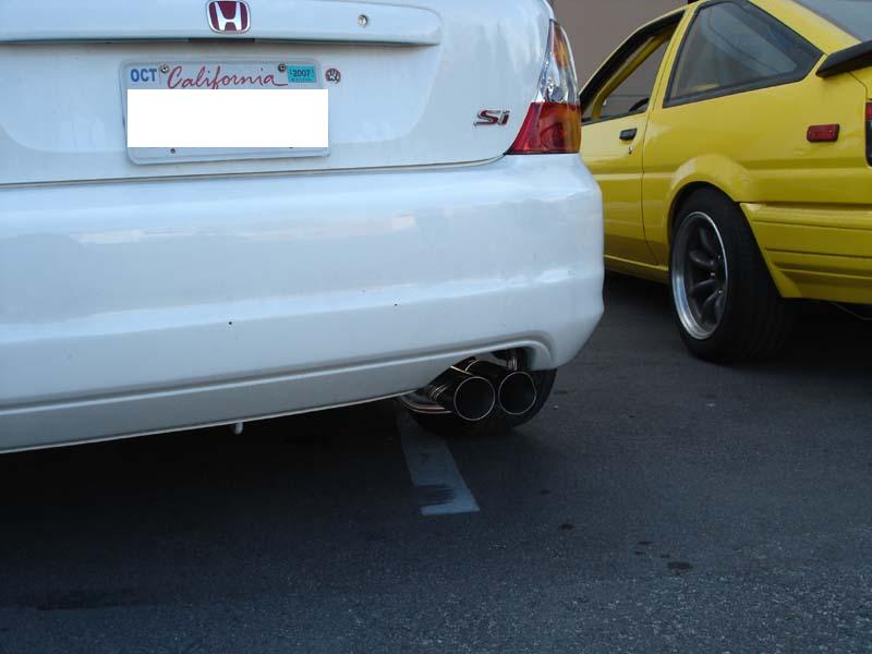 CIVIC 01-05 3D (INCL TYPER) AXLE BACK EXHAUST MEGAN RACING - 3