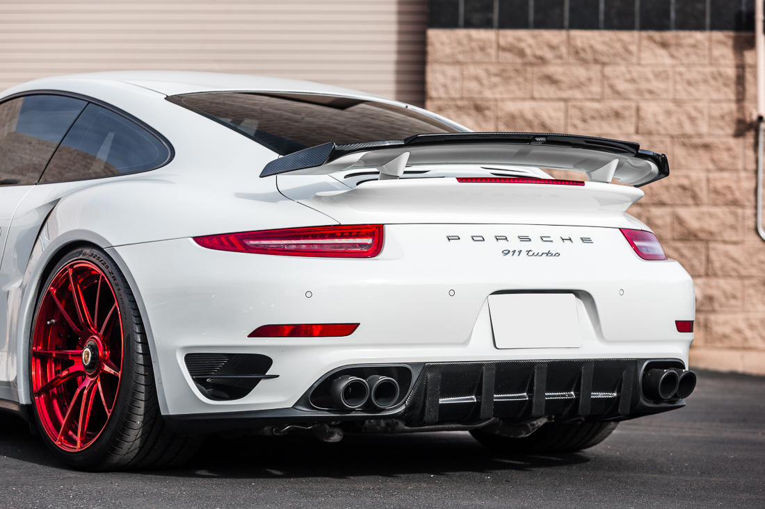 AGENCY POWER AEROFORM CARBON FIBER WING LIP SPOILER PORSCHE 991 TURBO | TURBO S - 5