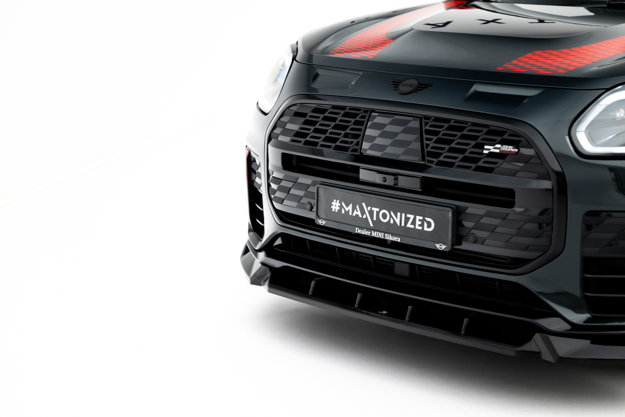 FRONT SPLITTER SUITABLE FOR MINI COUNTRYMAN JCW U25 – MAXTON DESIGN - 7
