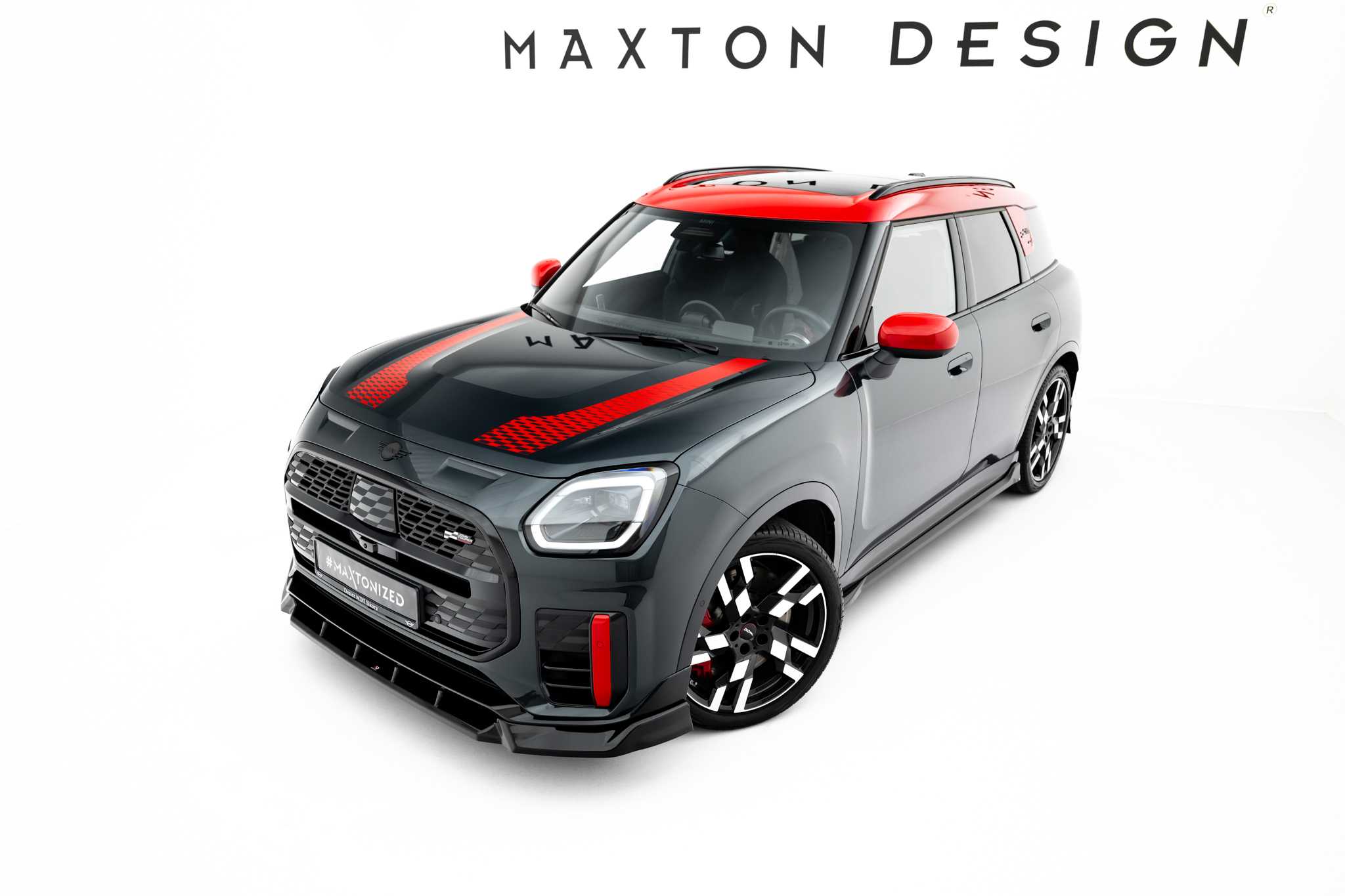 FRONT SPLITTER SUITABLE FOR MINI COUNTRYMAN JCW U25 – MAXTON DESIGN - 3