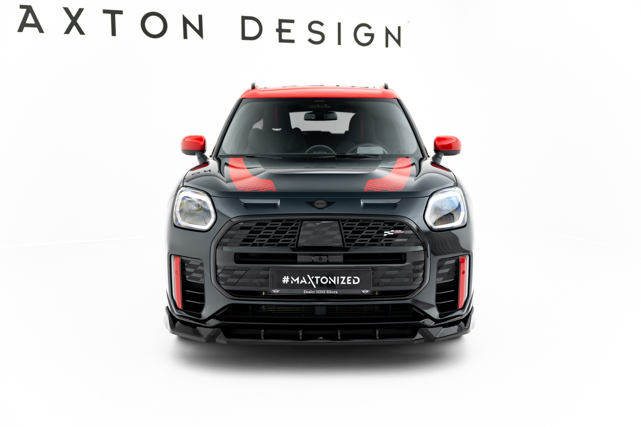FRONT SPLITTER SUITABLE FOR MINI COUNTRYMAN JCW U25 – MAXTON DESIGN - 6