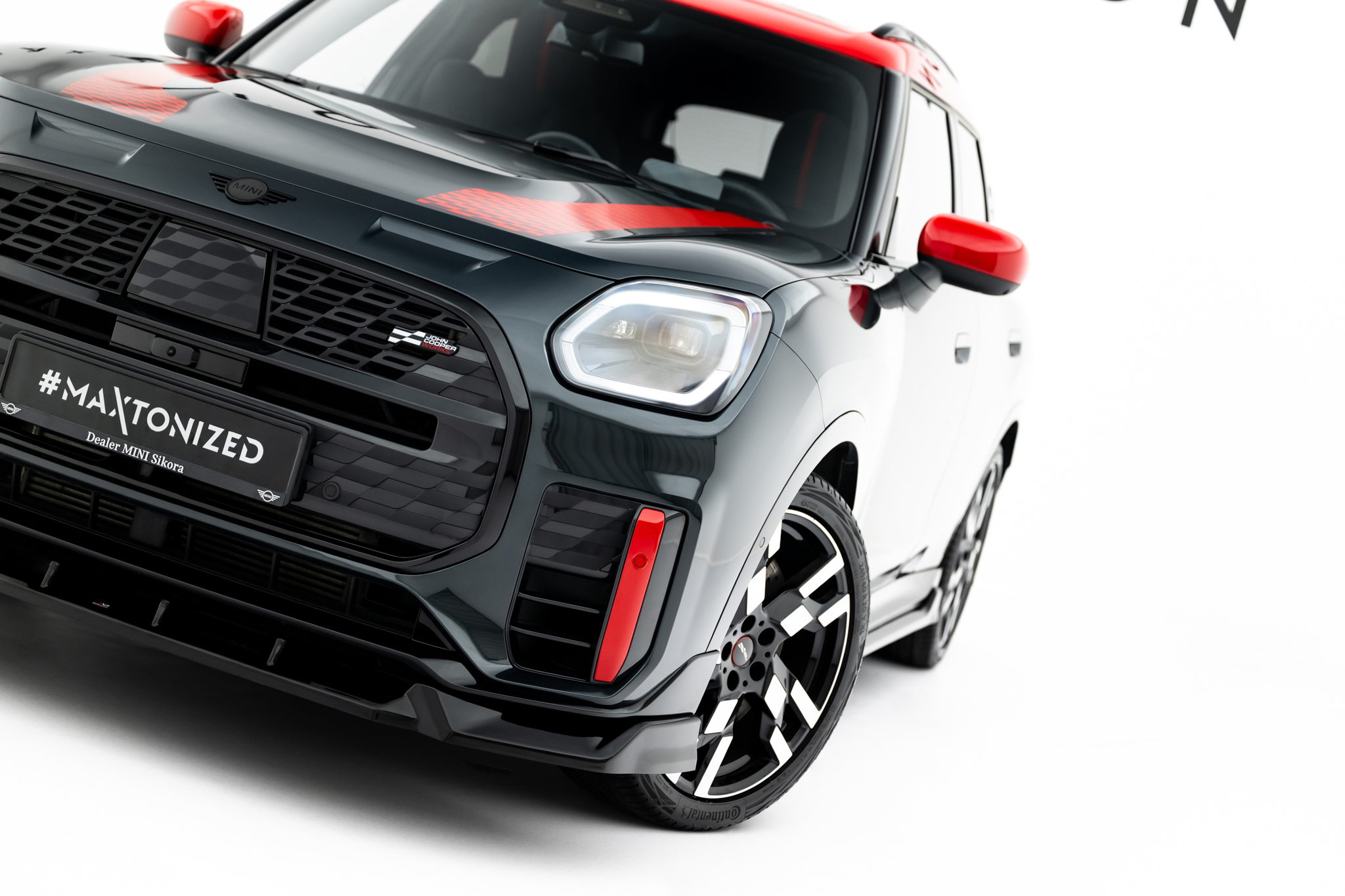 FRONT SPLITTER SUITABLE FOR MINI COUNTRYMAN JCW U25 – MAXTON DESIGN - 5