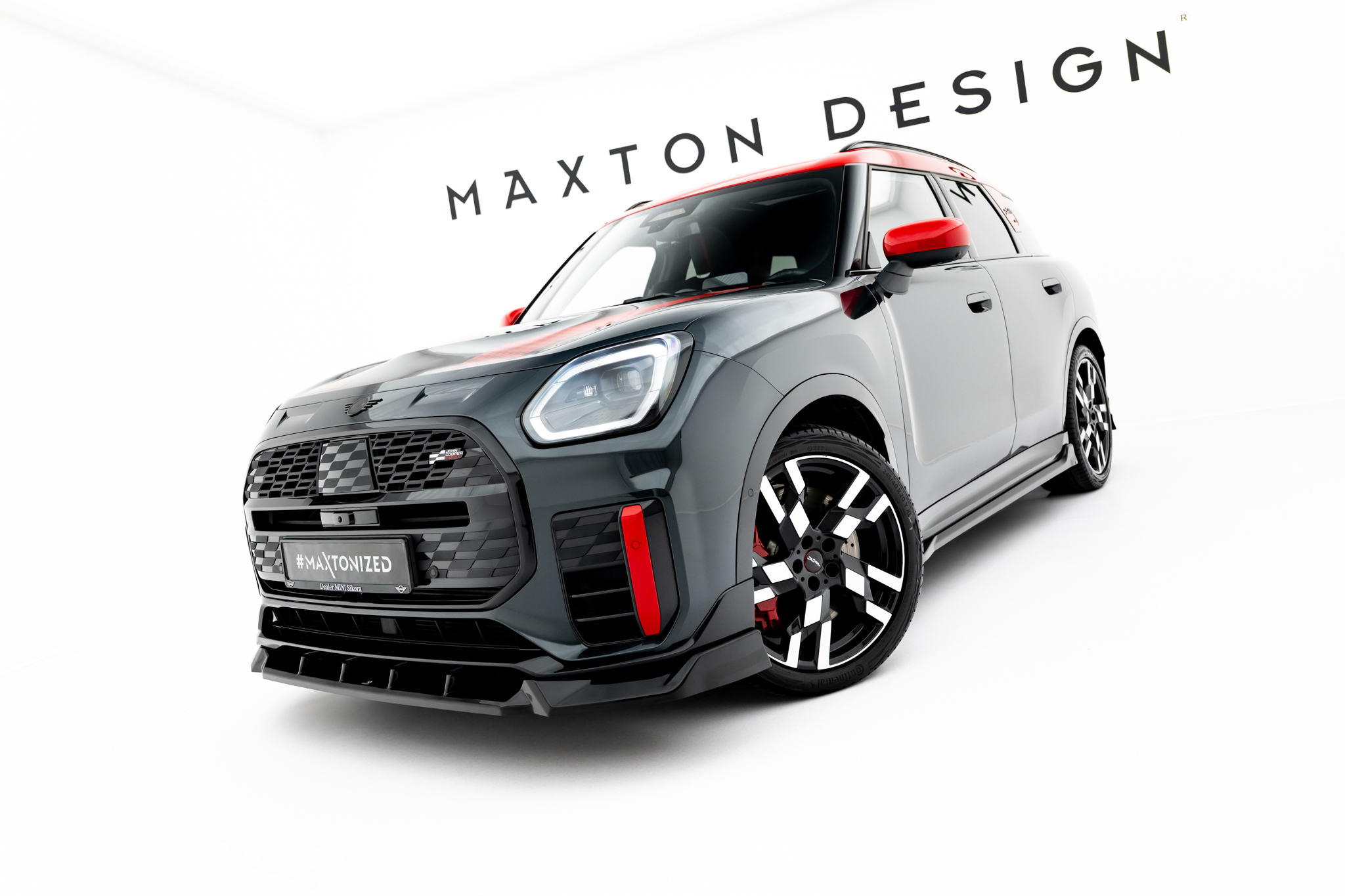 FRONT SPLITTER SUITABLE FOR MINI COUNTRYMAN JCW U25 – MAXTON DESIGN - 4
