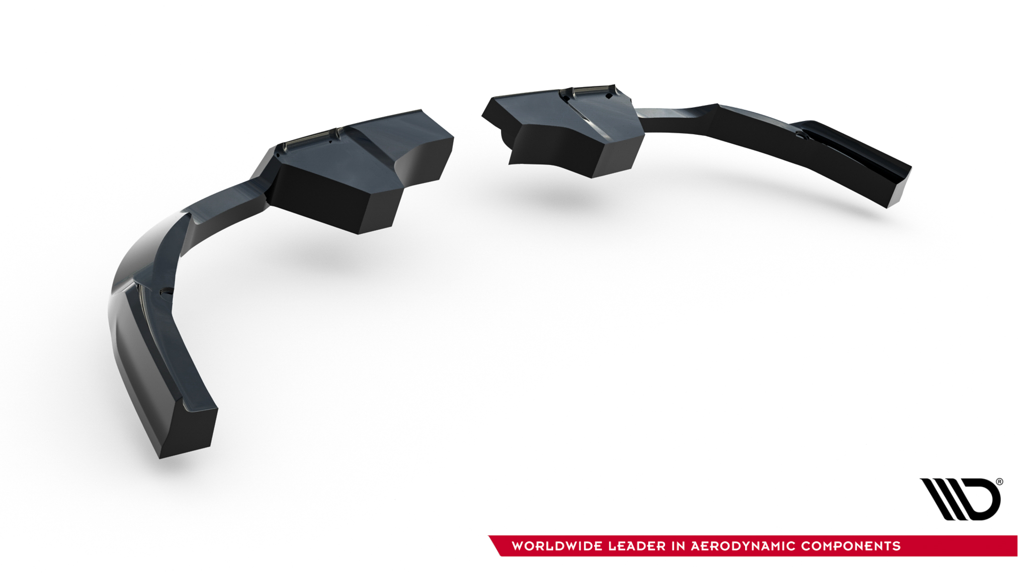 REAR SPLITTER (WITH VERTICAL BARS) SUITABLE FOR MINI COUNTRYMAN JCW U25 – MAXTON DESIGN - 4