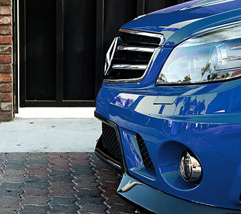 AGENCY POWER CARBON FIBER FRONT LIP MERCEDES BENZ C-CLASS W204 AMG C63 08-10