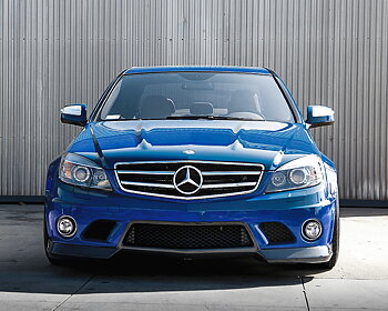 AGENCY POWER CARBON FIBER FRONT LIP MERCEDES BENZ C-CLASS W204 AMG C63 08-10