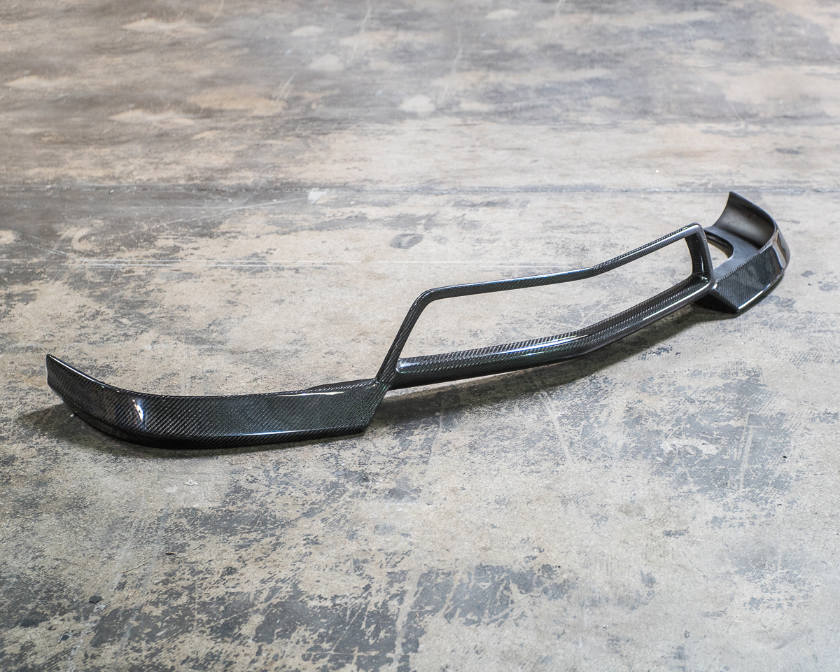 AGENCY POWER CARBON FIBER FRONT LIP MERCEDES BENZ C-CLASS W204 AMG C63 08-10 - 3