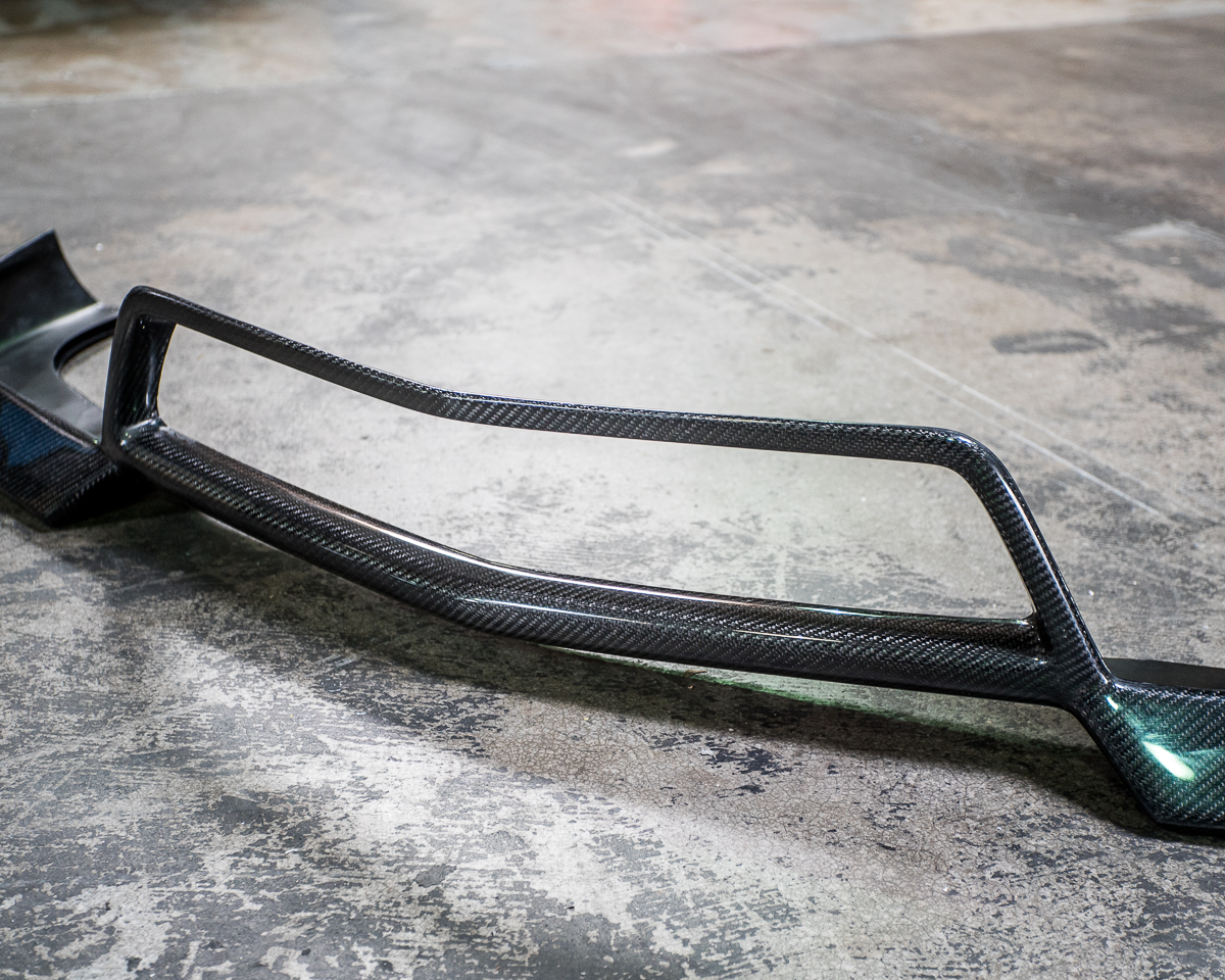 AGENCY POWER CARBON FIBER FRONT LIP MERCEDES BENZ C-CLASS W204 AMG C63 08-10 - 4