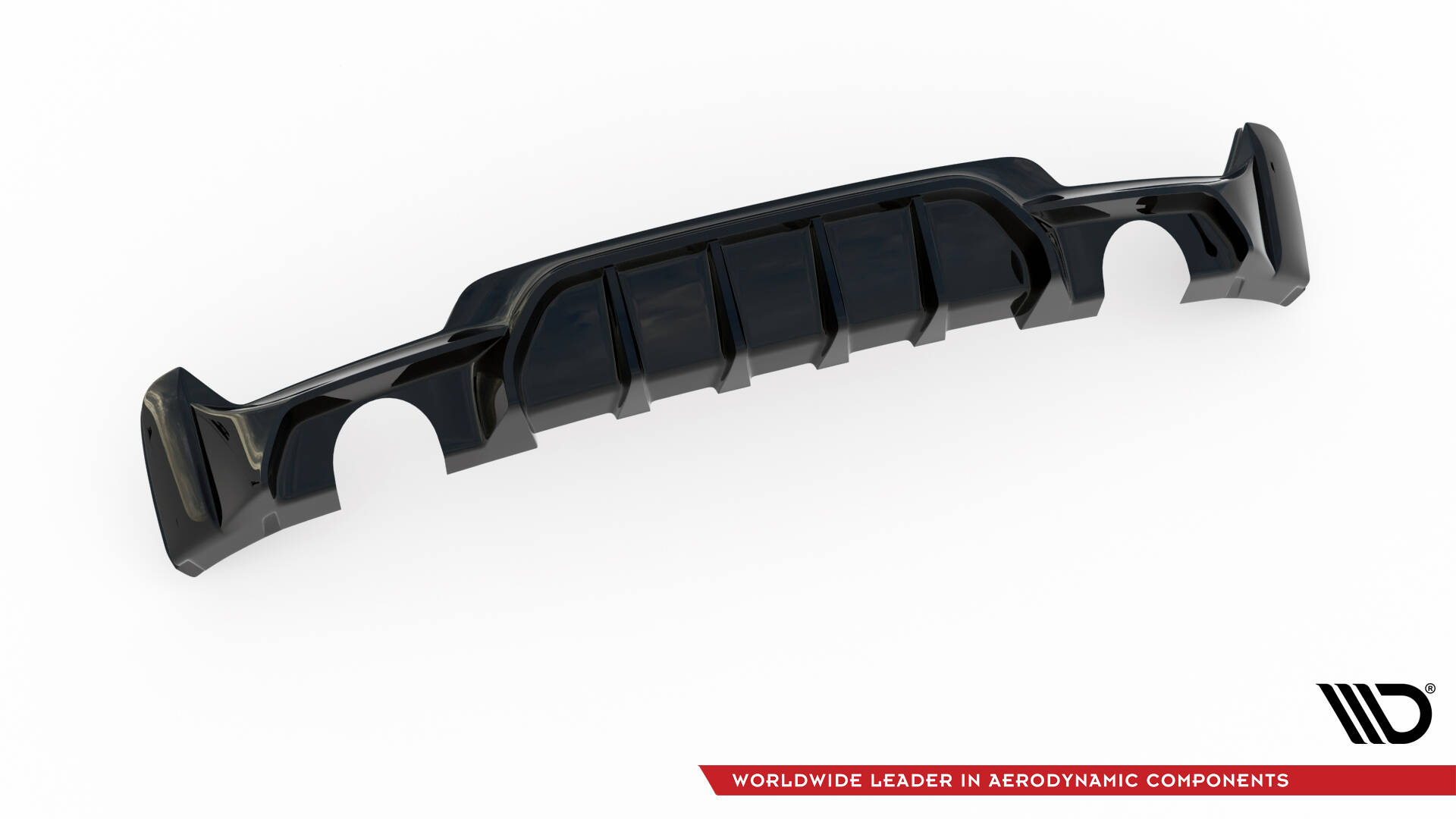 Rear Valance BMW 4 Coupe / Gran Coupe / Cabrio M-Pack F32 / F36 / F33 (Version with single exhausts on both sides) - 7