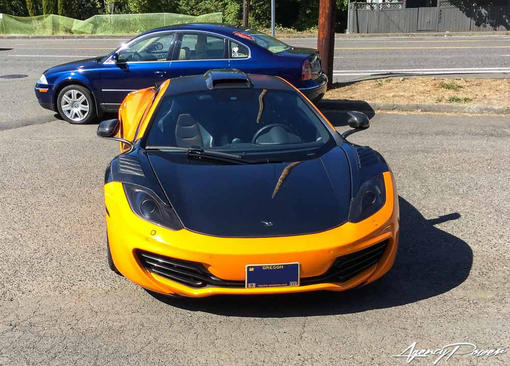 AGENCY POWER KOLFIBER SKÄRMAR MED LUFTINTAG MCLAREN 12C 12-14 - 4