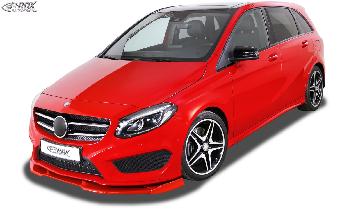 FRONT SPOILER VARIO-X MERCEDES B-CLASS W 246 AMG-LINE FRONT LIP SPLITTER - 2