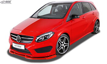 FRONT SPOILER VARIO-X MERCEDES B-CLASS W 246 AMG-LINE FRONT LIP SPLITTER